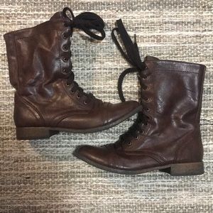 Brown Combat boots